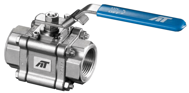 A-T Controls Ball Valve, 8R Series